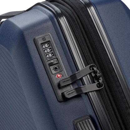 Delsey Anvers 55 cm 4 Wheel Expandable Carry-on Suitcase - Blue