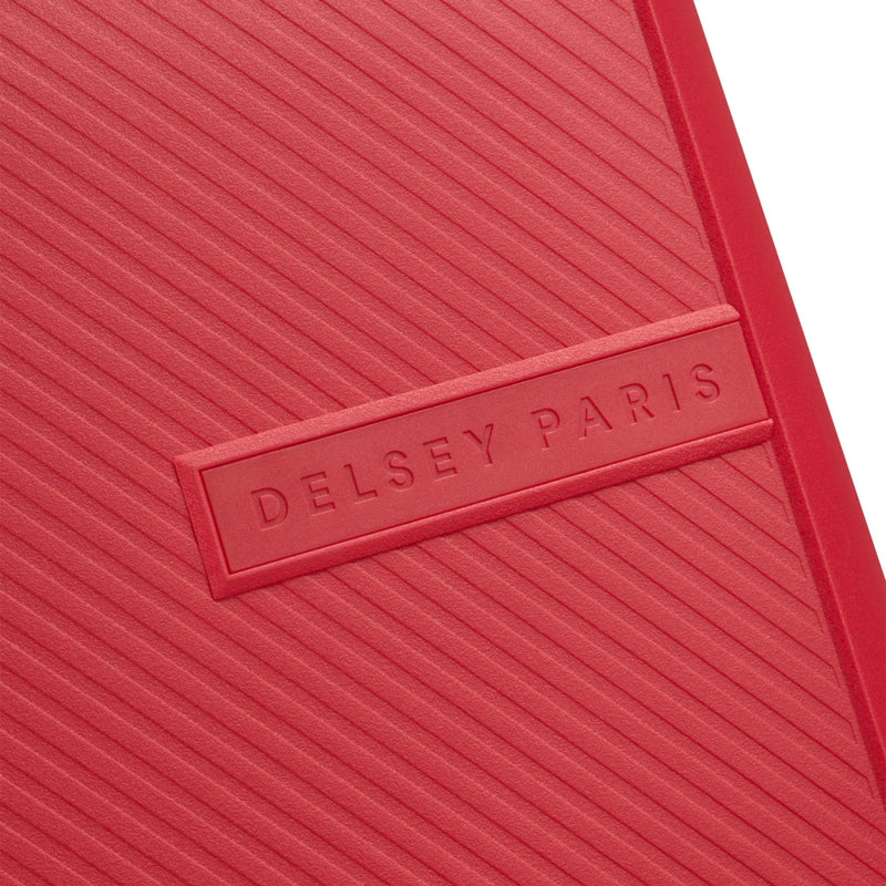 Delsey Anvers 55 cm 4 Wheel Expandable Carry-on Suitcase - Red