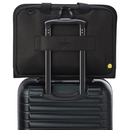 Luggage sleeve on the rear of the bag (luggage not included)