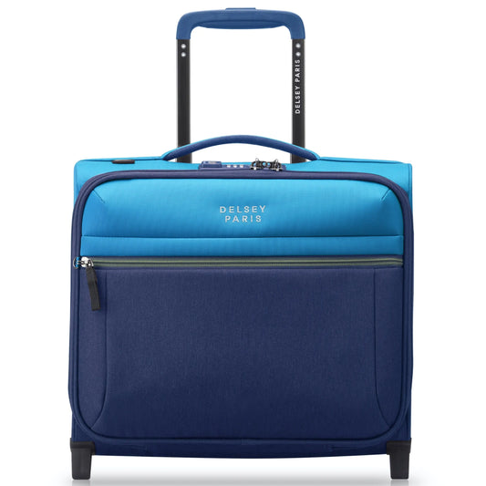 Delsey Brochant 3 - 38 cm 2-Wheel Underseater Cabin Luggage - Ultramarine Blue