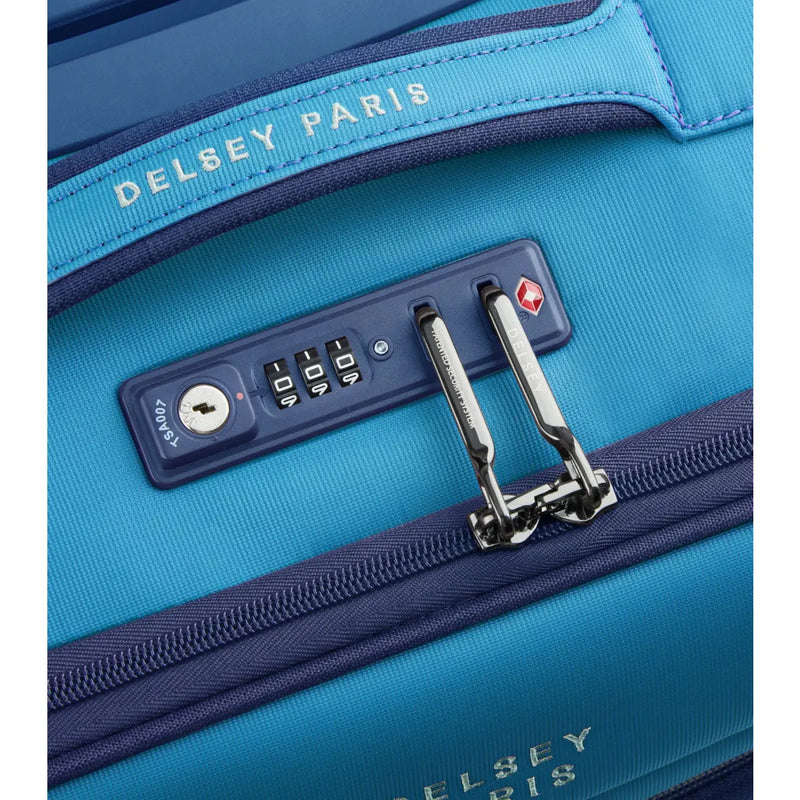 Recessed combination lock with TSA