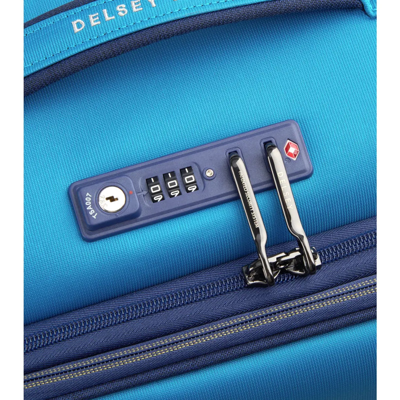 Recessed combination lock with TSA