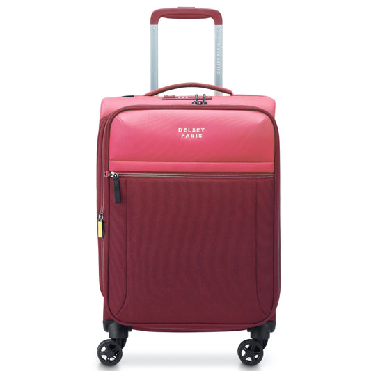 Delsey Brochant 3 - 55 cm 4-Wheel Expandable Carry-on Luggage - Pink