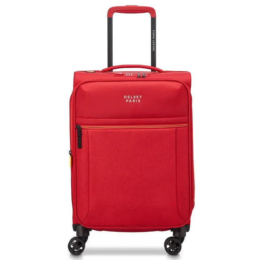 Delsey Brochant 3 - 55 cm 4-Wheel Expandable Carry-on Suitcase - Red
