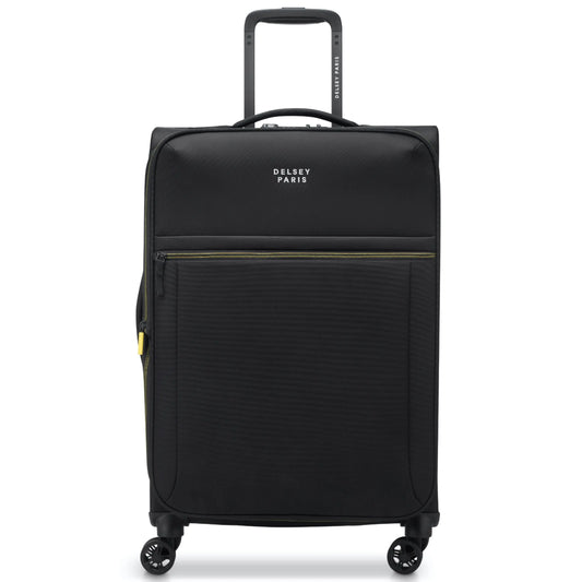 Delsey Brochant 3 - 67 cm 4-Wheel Expandable Luggage - Deep Black