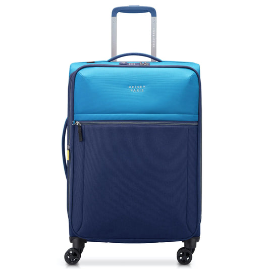 Delsey Brochant 3 - 67 cm 4-Wheel Expandable Luggage - Ultramarine Blue