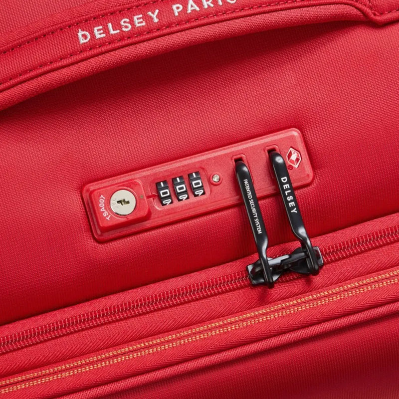 Delsey Brochant 3 - 78 cm 4-Wheel Expandable Suitcase - Red
