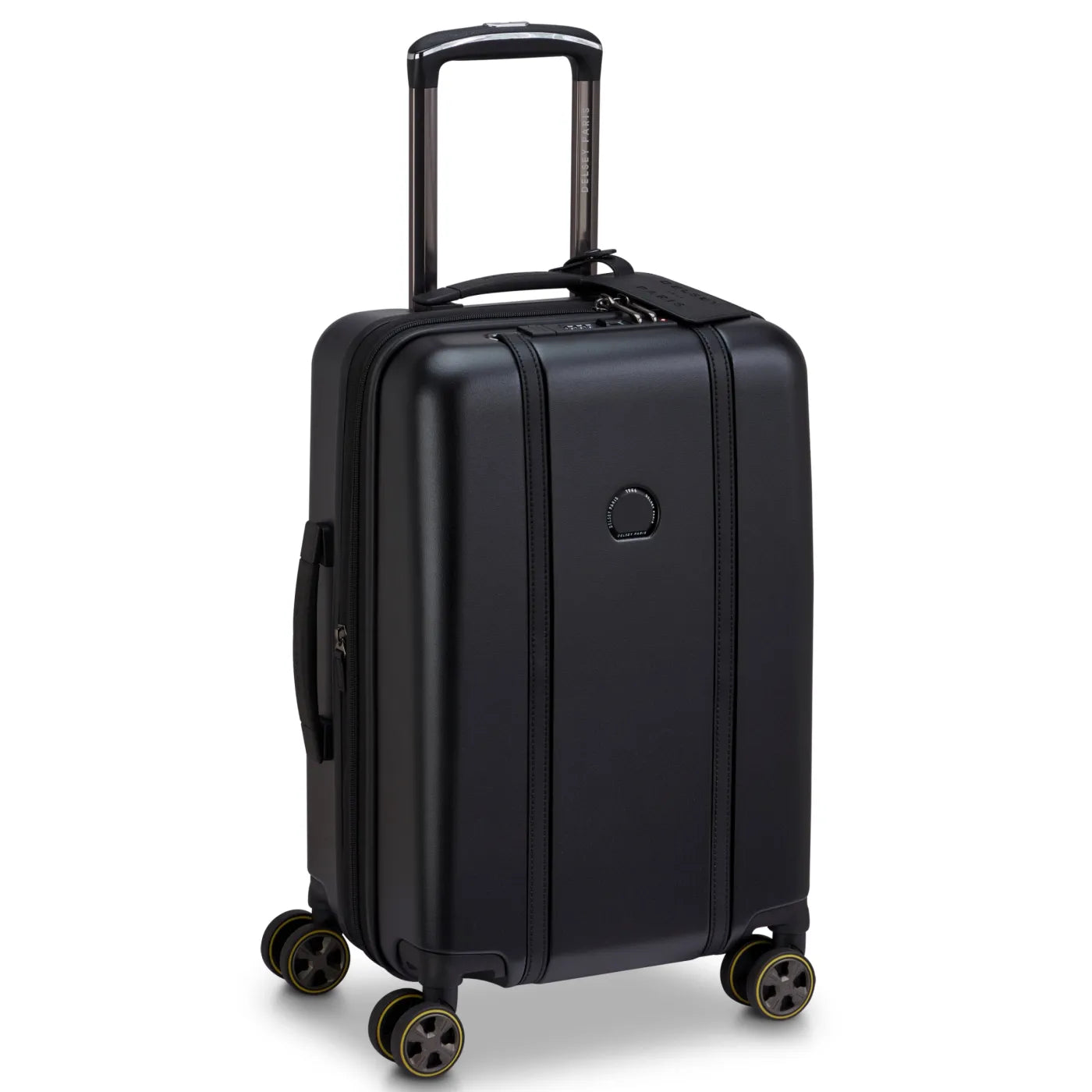 Delsey Cadence 55 cm 4-Wheel Expandable Cabin Suitcase - Deep Black