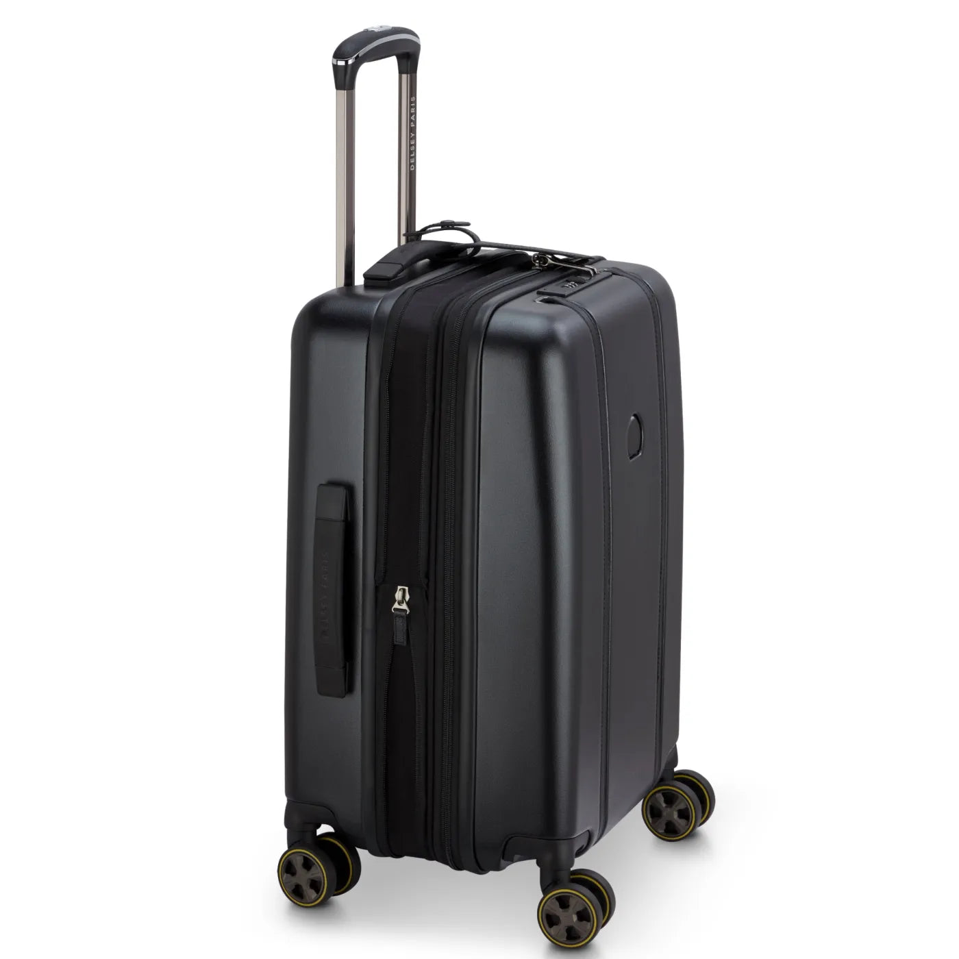 Delsey Cadence 55 cm 4-Wheel Expandable Cabin Suitcase - Deep Black