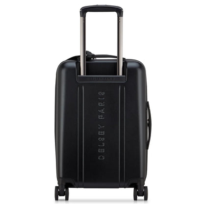 Delsey Cadence 55 cm 4-Wheel Expandable Cabin Suitcase - Deep Black