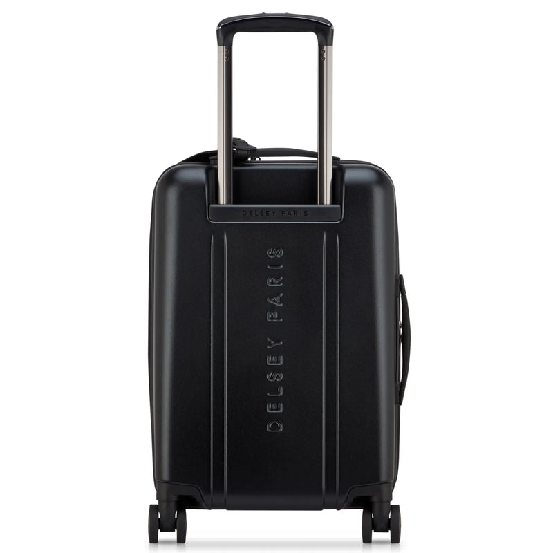 Delsey Cadence 55 cm 4-Wheel Expandable Cabin Suitcase - Deep Black