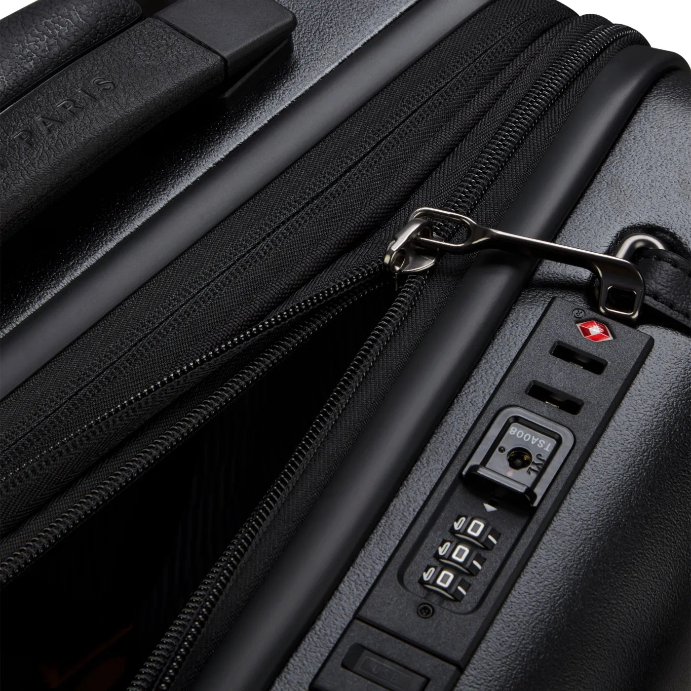 Delsey Cadence 55 cm 4-Wheel Expandable Cabin Suitcase - Deep Black