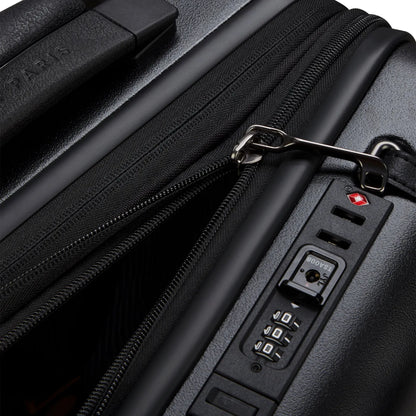 Delsey Cadence 55 cm 4-Wheel Expandable Cabin Suitcase - Deep Black