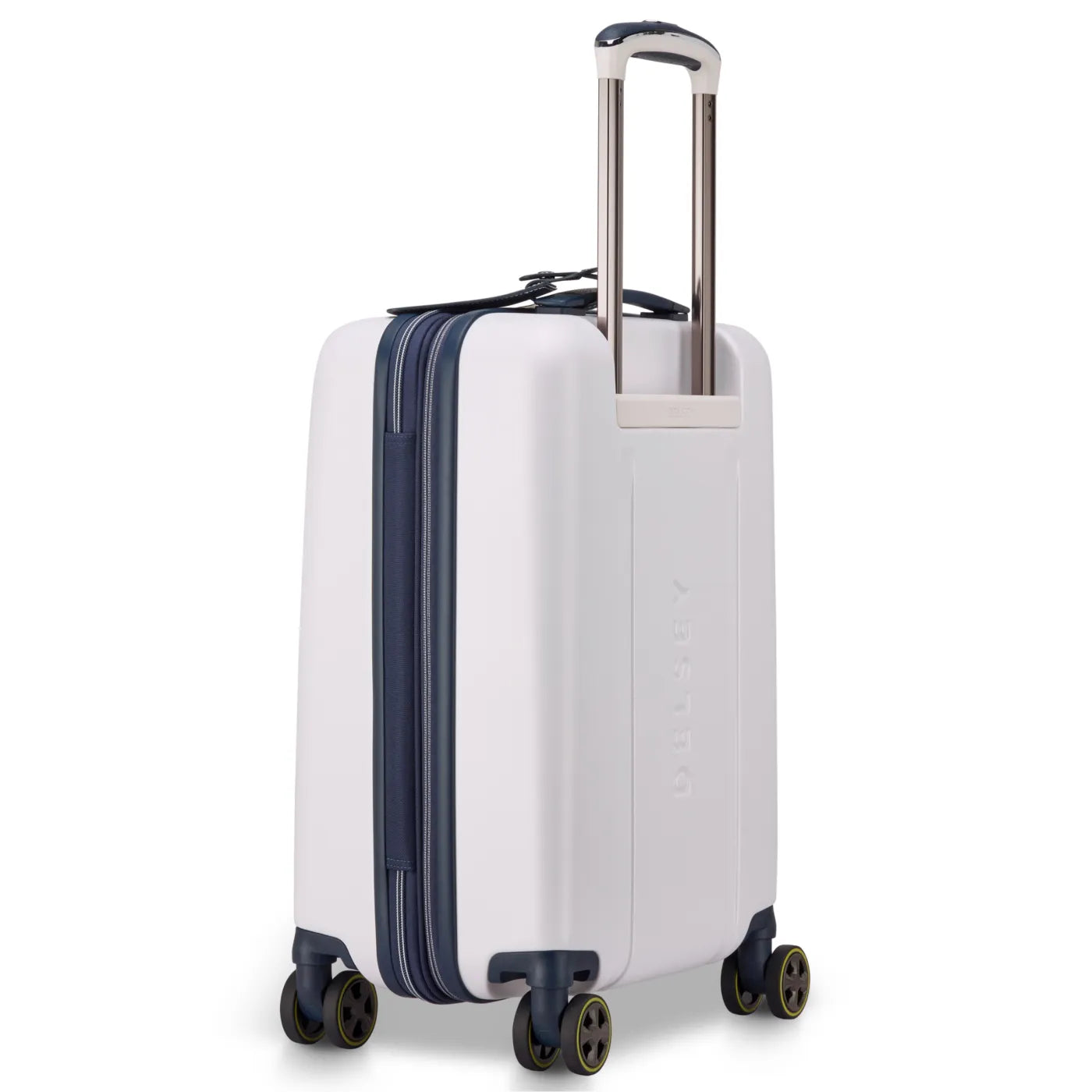 Delsey Cadence 55 cm 4-Wheel Expandable Cabin Suitcase - Ivory / Navy