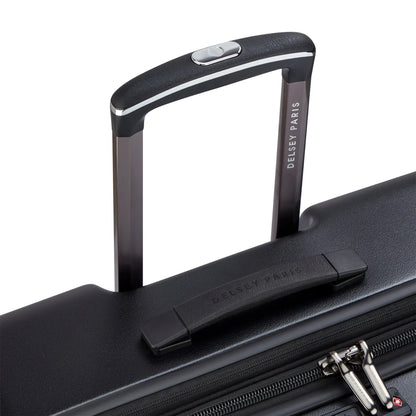 Delsey Cadence 76 cm 4-Wheel Expandable Suitcase - Deep Black