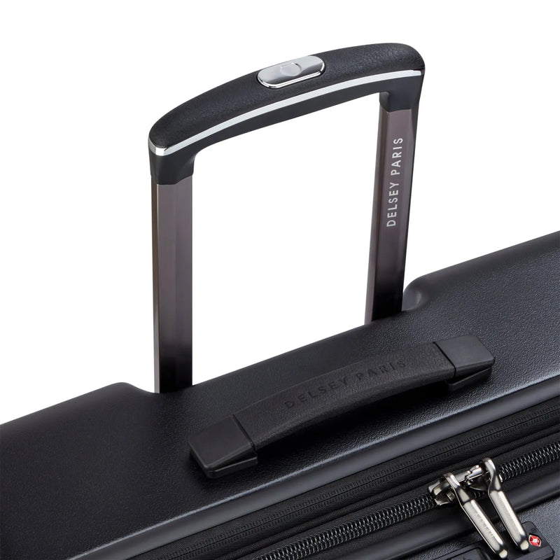 Delsey Cadence 76 cm 4-Wheel Expandable Suitcase - Deep Black
