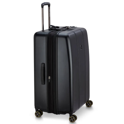 Delsey Cadence 76 cm 4-Wheel Expandable Suitcase - Deep Black