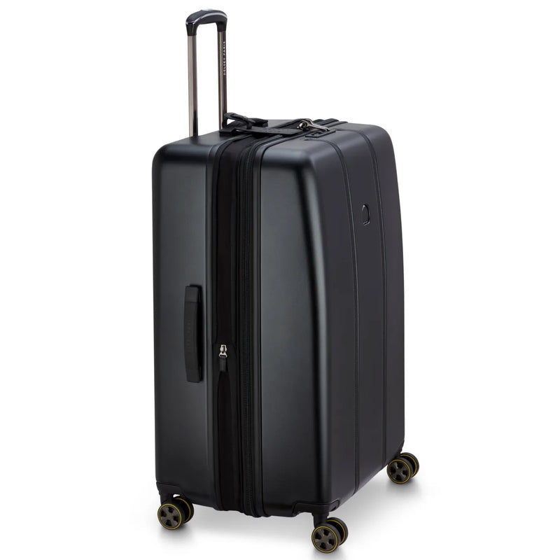 Delsey Cadence 76 cm 4-Wheel Expandable Suitcase - Deep Black