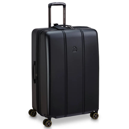 Delsey Cadence 76 cm 4-Wheel Expandable Suitcase - Deep Black