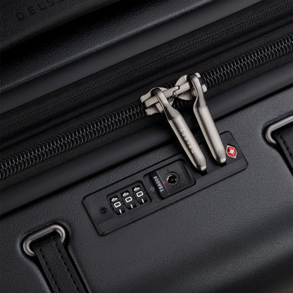 Delsey Cadence 76 cm 4-Wheel Expandable Suitcase - Deep Black