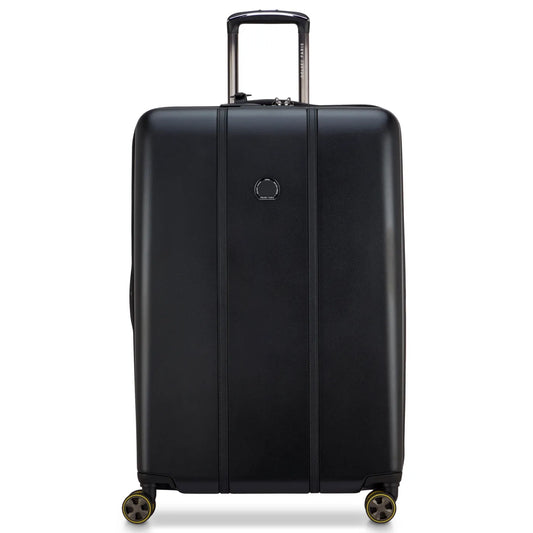Delsey Cadence 76 cm 4-Wheel Expandable Suitcase - Deep Black