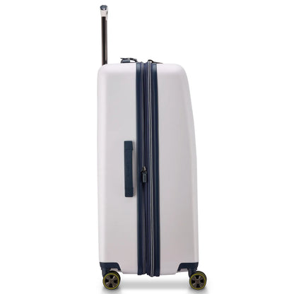 Delsey Cadence 76 cm 4-Wheel Expandable Suitcase - Ivory / Navy