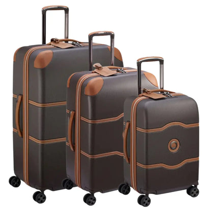 Delsey Chatelet 3 Piece Luggage Set - Brown