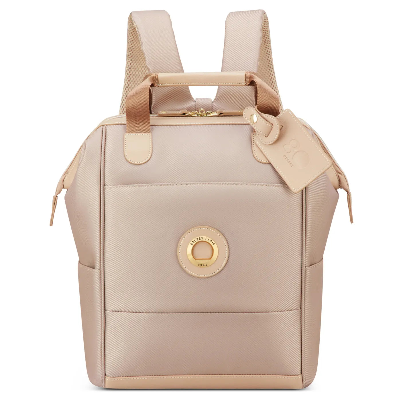 Delsey Chatelet Air 2.0 14" Laptop Tote Backpack - Beige Rose