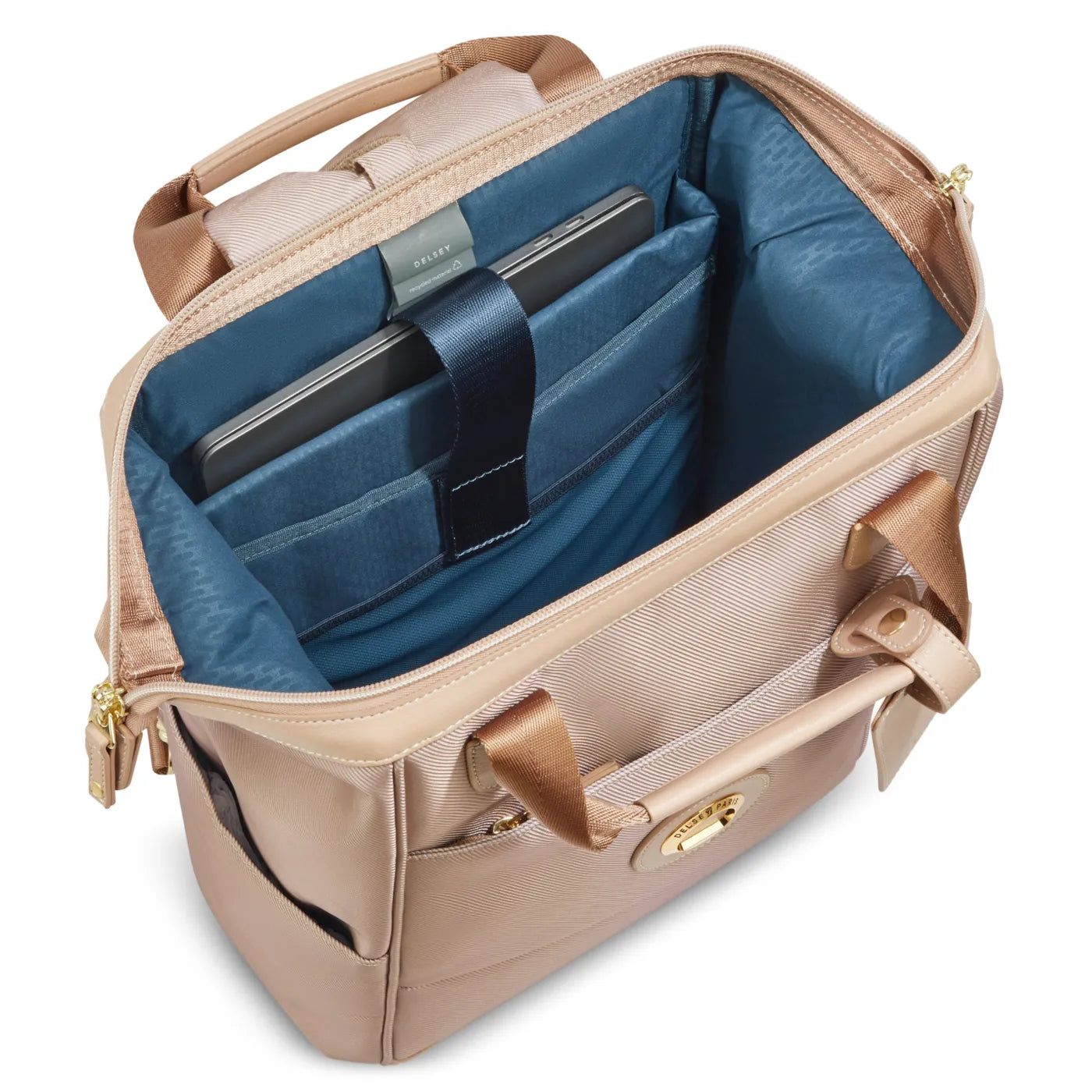 Delsey Chatelet Air 2.0 14’’ Laptop Tote Backpack - Beige Rose