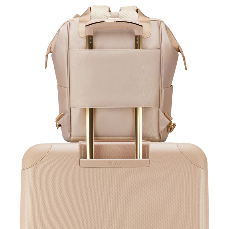 Delsey Chatelet Air 2.0 14’’ Laptop Tote Backpack - Beige Rose