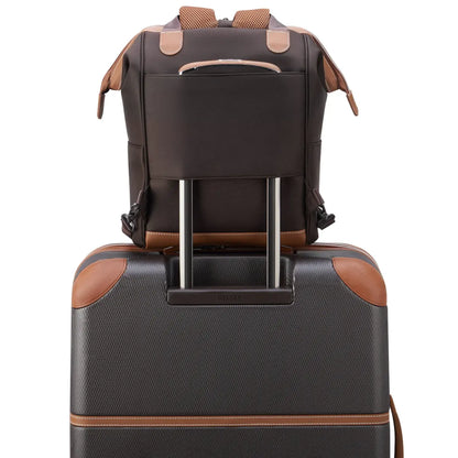 Smart sleeve for easy attachment to suitcase handle (luggage for display purpose only)