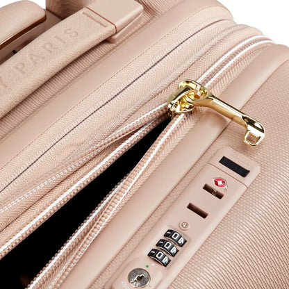 Delsey Chatelet Air 2.0 - 55 cm 4-Wheel Cabin Suitcase - Beige Rose / Gold (Limited Edition)