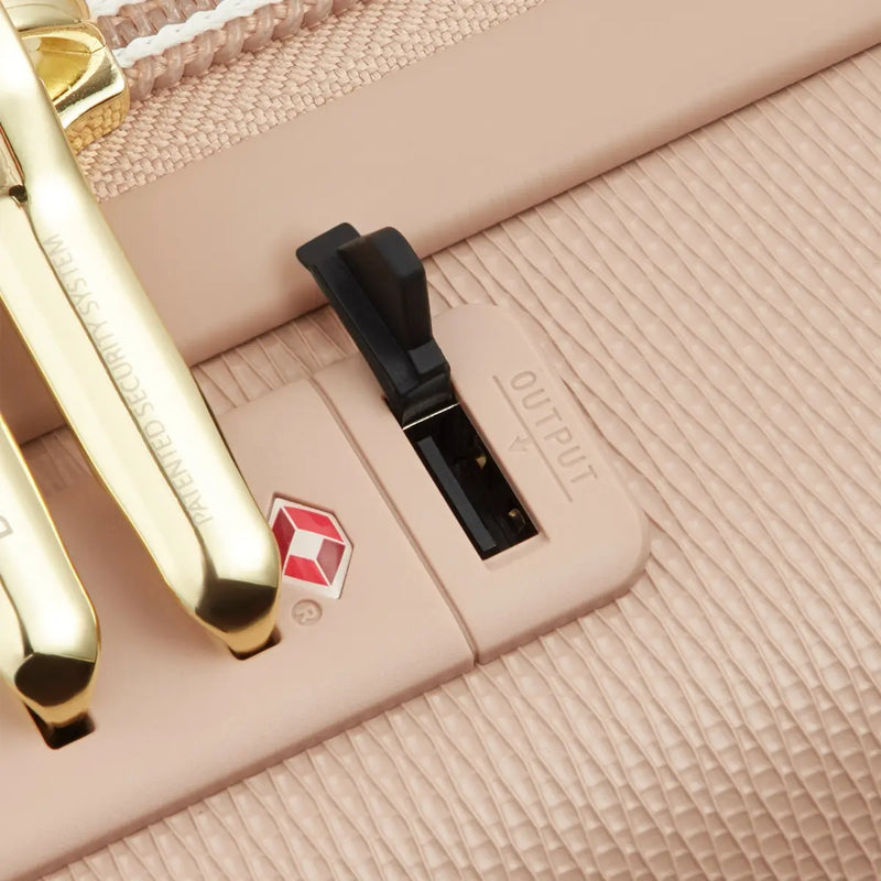 Delsey Chatelet Air 2.0 - 55 cm 4-Wheel Cabin Suitcase - Beige Rose / Gold (Limited Edition)