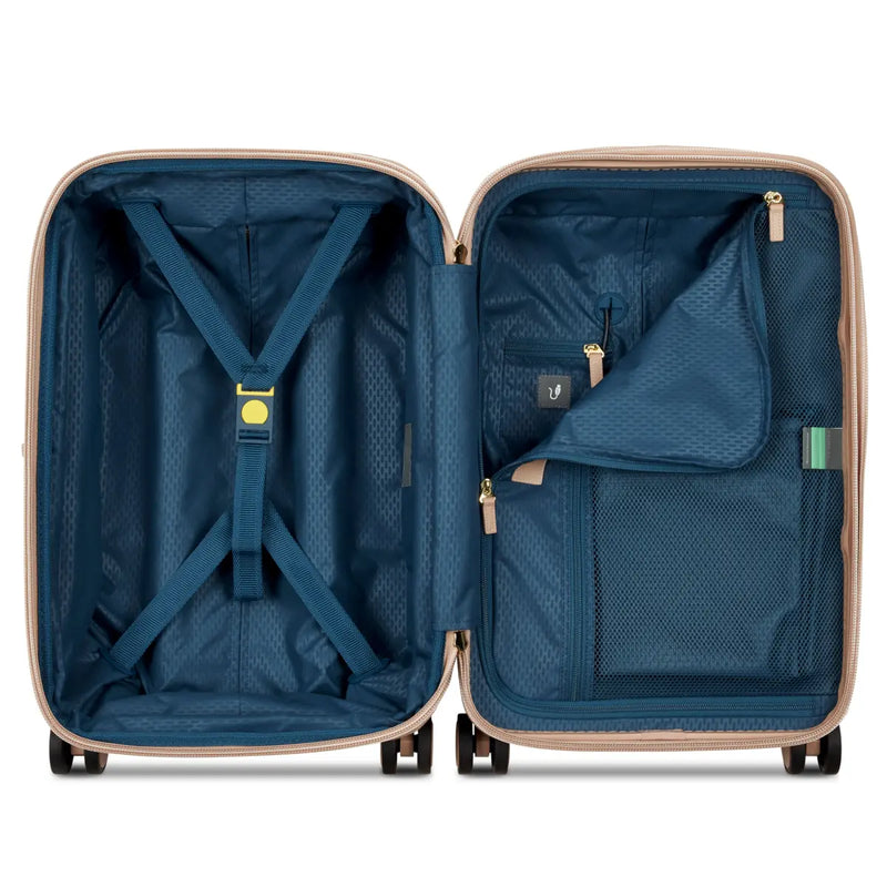 Delsey Chatelet Air 2.0 - 55 cm 4-Wheel Cabin Suitcase - Beige Rose / Gold (Limited Edition)