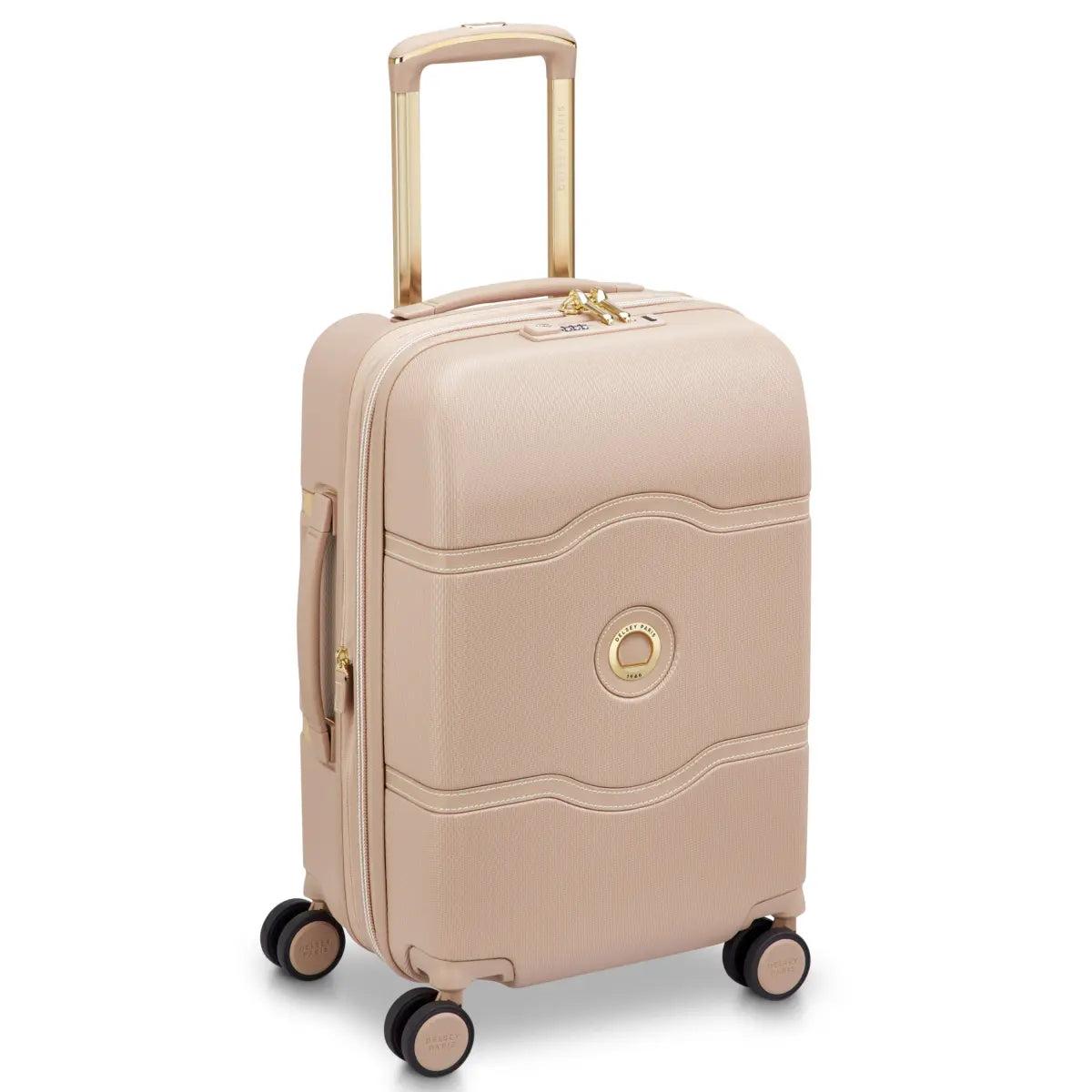 Delsey Chatelet Air 2.0 - 55 cm 4-Wheel Cabin Suitcase - Beige Rose / Gold (Limited Edition)