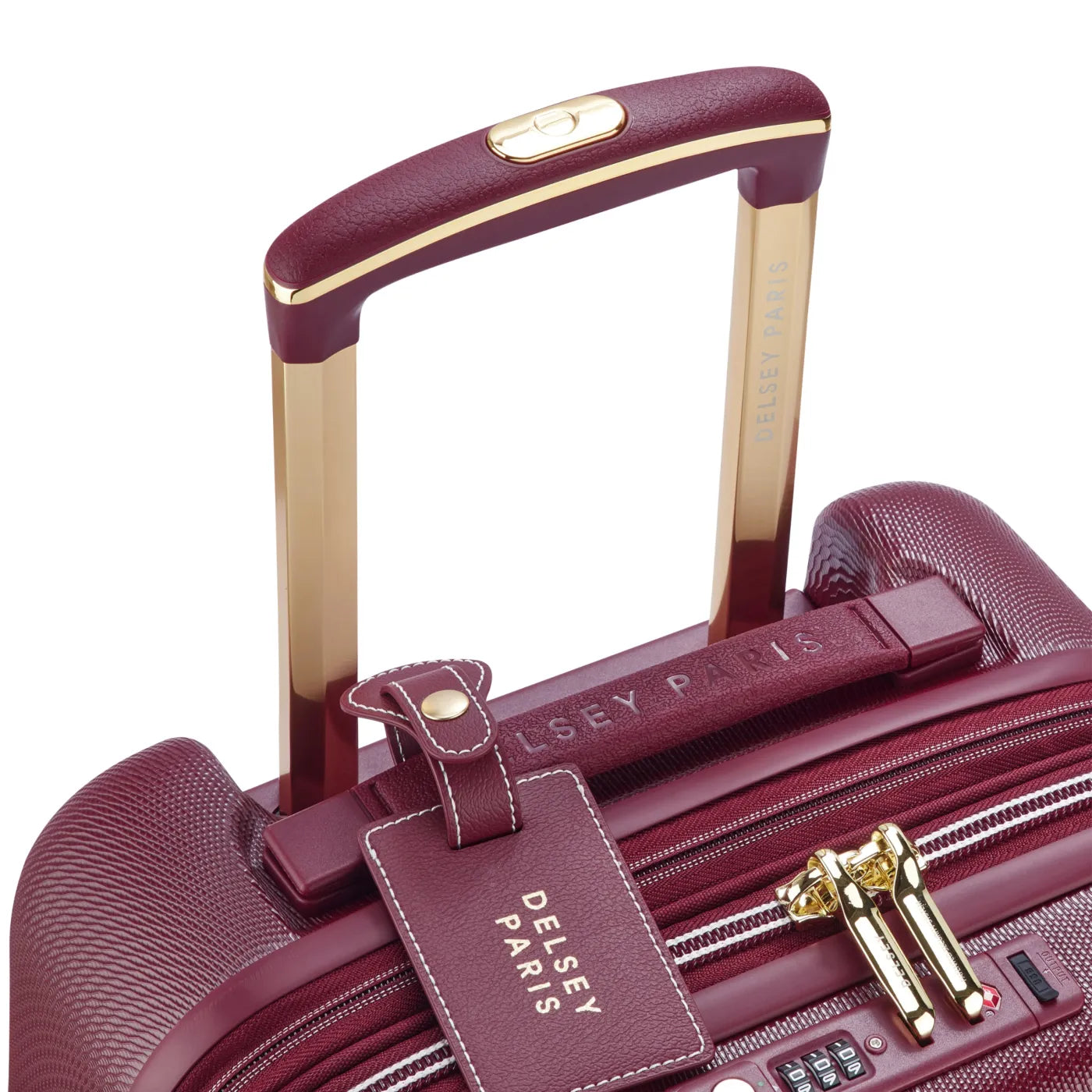 Delsey Chatelet Air 2.0 - 55 cm 4-Wheel Expandable Cabin Suitcase - Burgundy (Limited Edition)