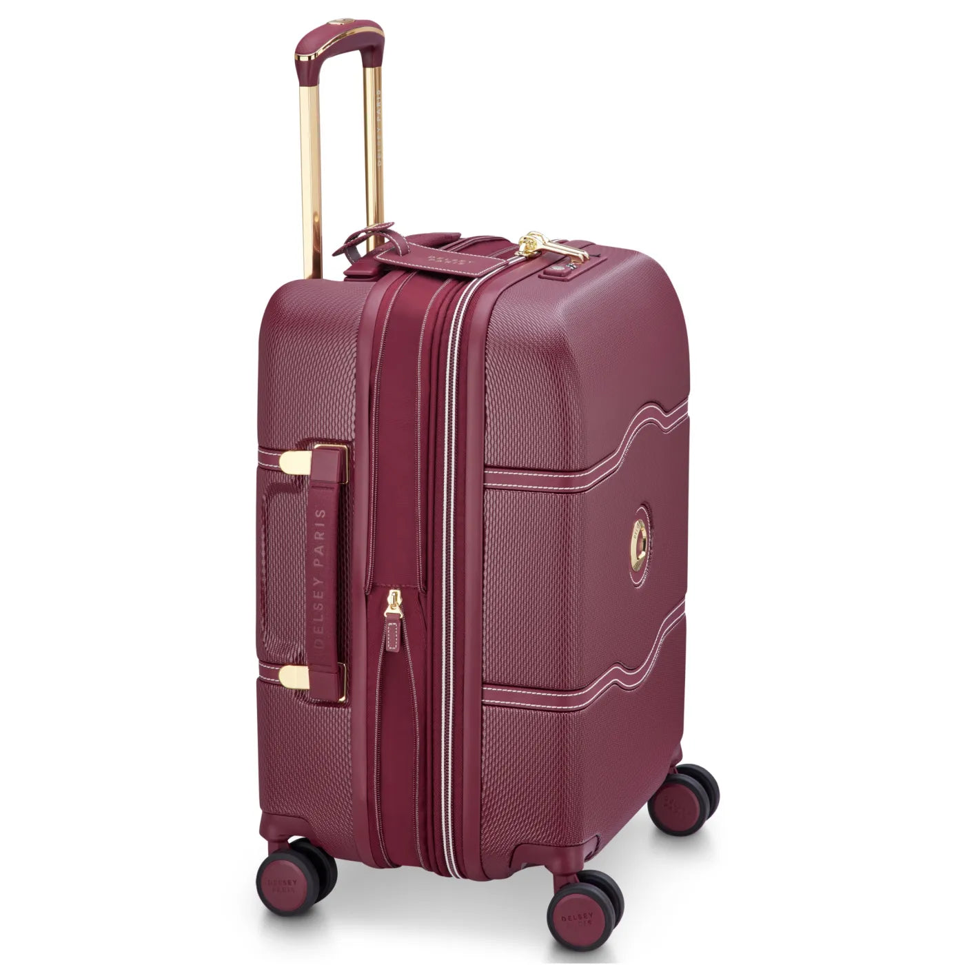 Delsey Chatelet Air 2.0 - 55 cm 4-Wheel Expandable Cabin Suitcase - Burgundy (Limited Edition)