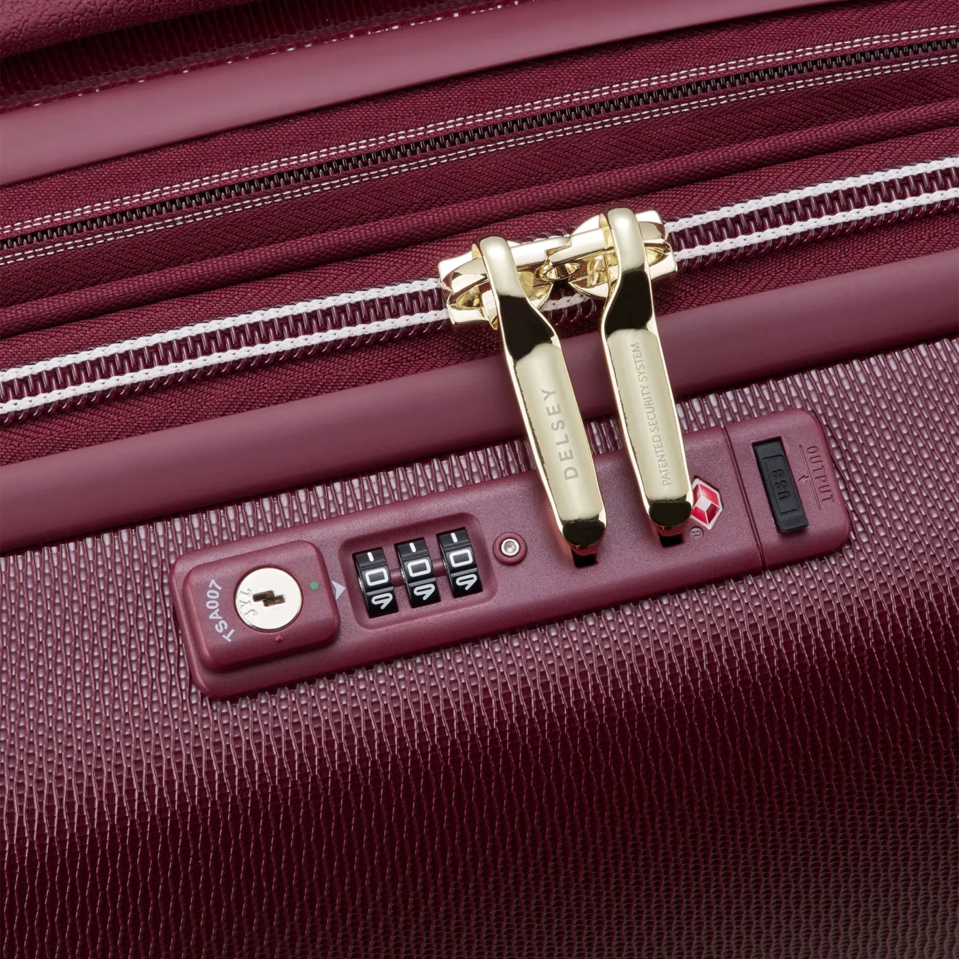 Delsey Chatelet Air 2.0 - 55 cm 4-Wheel Expandable Cabin Suitcase - Burgundy (Limited Edition)