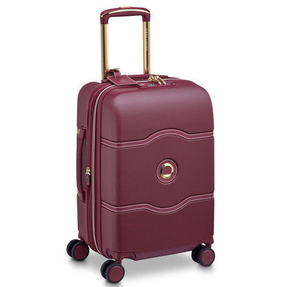 Delsey Chatelet Air 2.0 - 55 cm 4-Wheel Expandable Cabin Suitcase - Burgundy (Limited Edition)