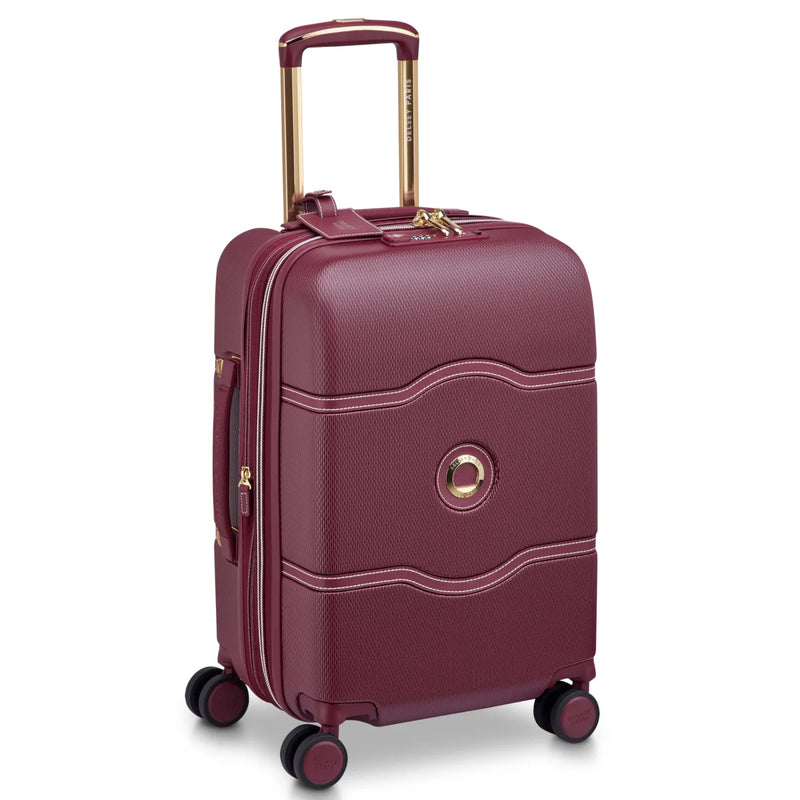 Delsey Chatelet Air 2.0 - 55 cm 4-Wheel Expandable Cabin Suitcase - Burgundy (Limited Edition)