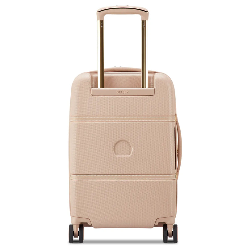 Delsey Chatelet Air 2.0 - 55 cm 4-Wheel Cabin Suitcase - Beige Rose / Gold (Limited Edition)