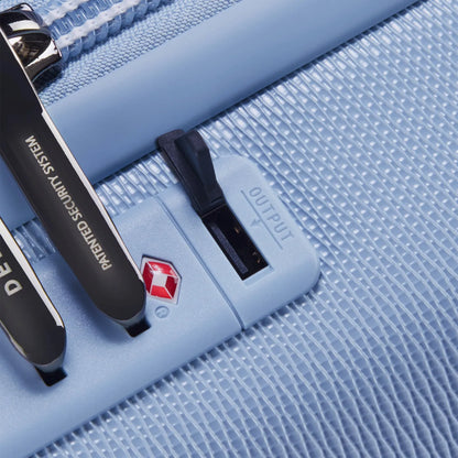 Delsey Chatelet Air 2.0 - 55 cm 4-Wheel Expandable Cabin Suitcase - Light Blue (Limited Edition)