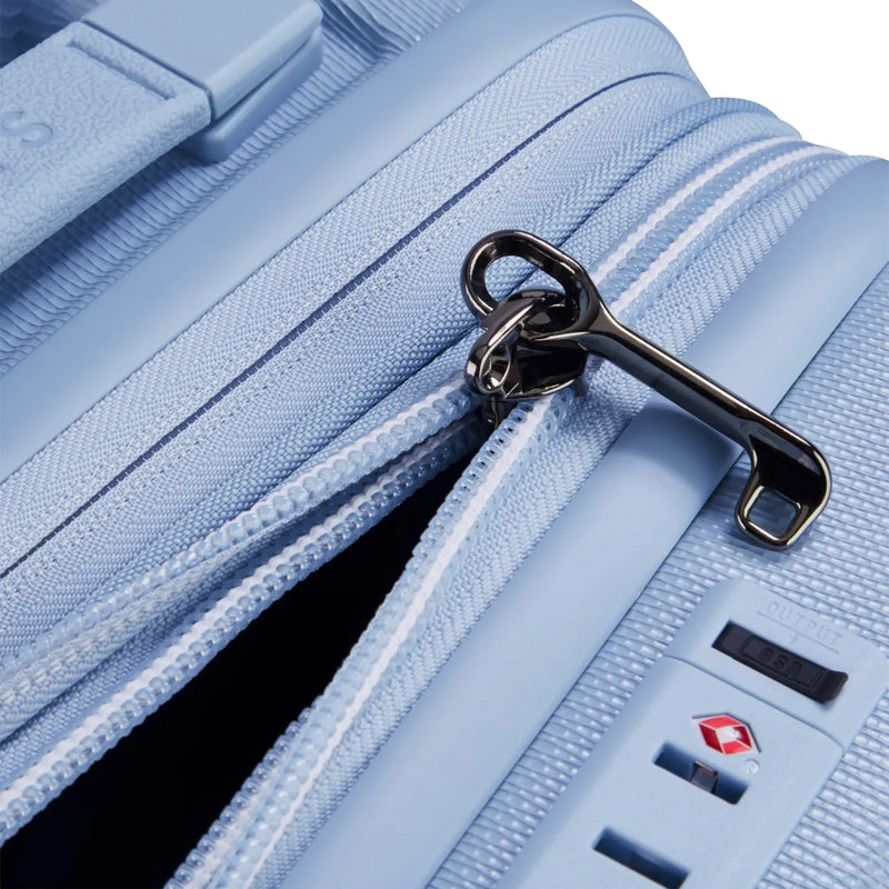 Delsey Chatelet Air 2.0 - 55 cm 4-Wheel Expandable Cabin Suitcase - Light Blue (Limited Edition)