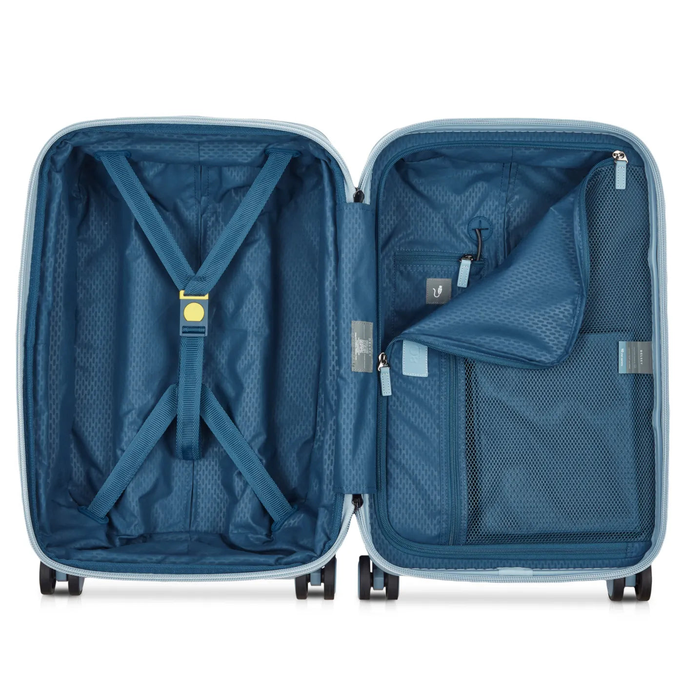 Delsey Chatelet Air 2.0 - 55 cm 4-Wheel Expandable Cabin Suitcase - Light Blue (Limited Edition)