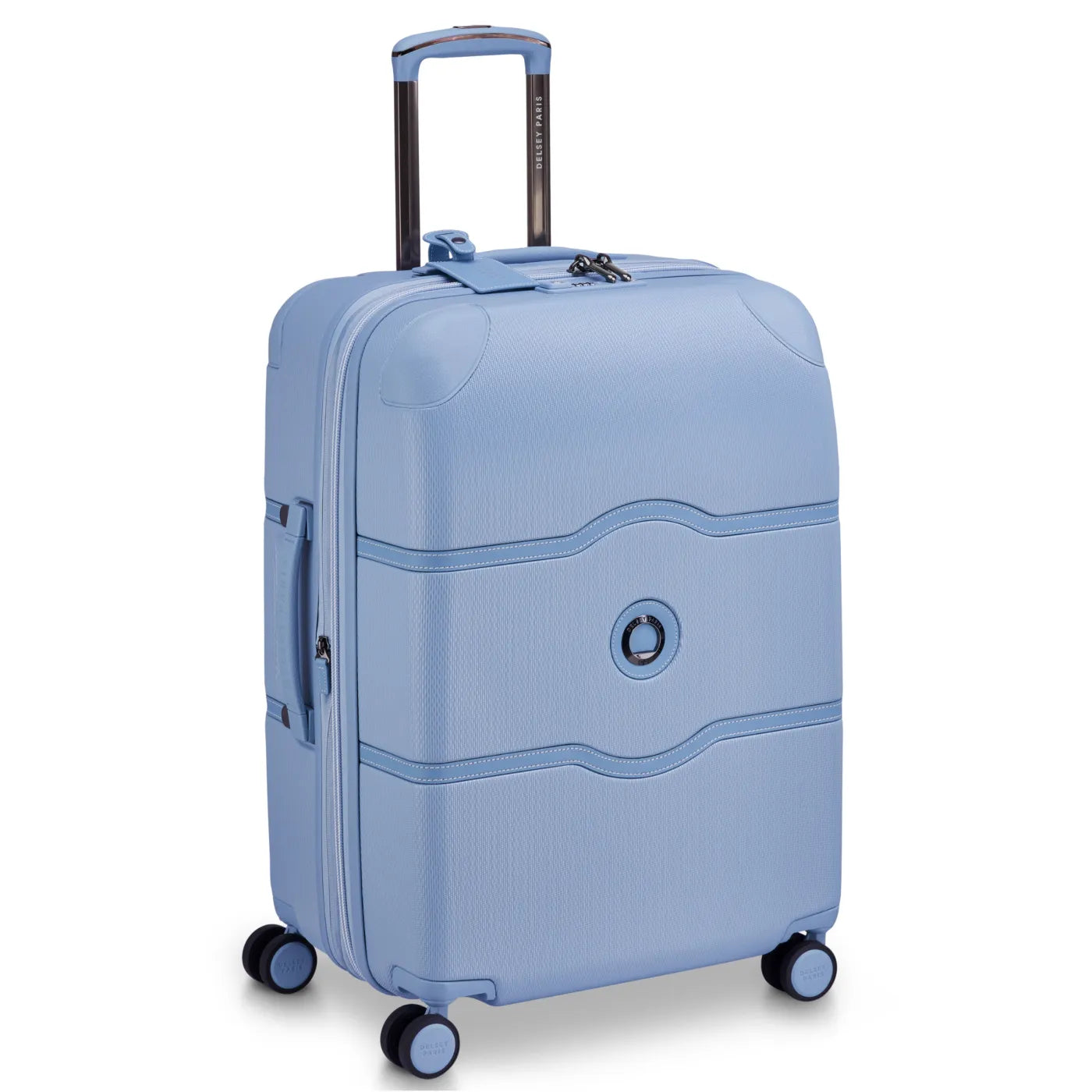 Delsey Chatelet Air 2.0 - 66 cm 4-Wheel Expandable Suitcase - Light Blue (Limited Edition)