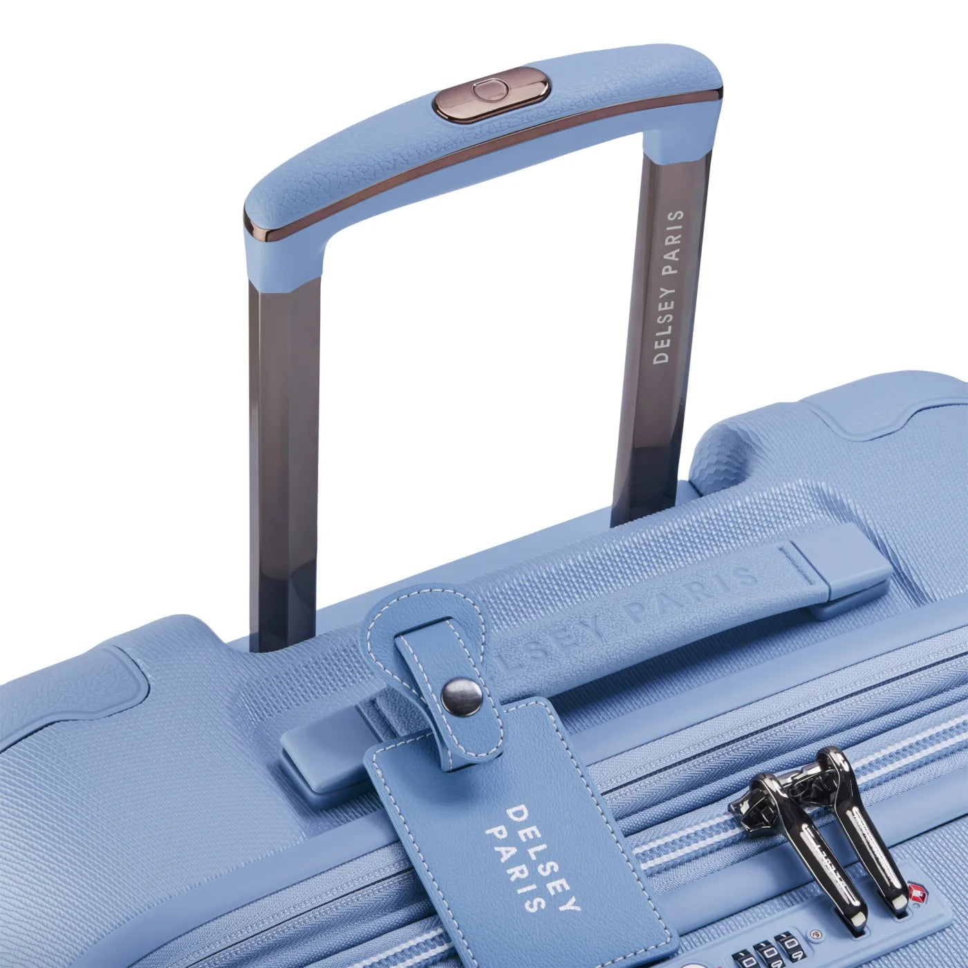 Delsey Chatelet Air 2.0 - 66 cm 4-Wheel Expandable Suitcase - Light Blue (Limited Edition)