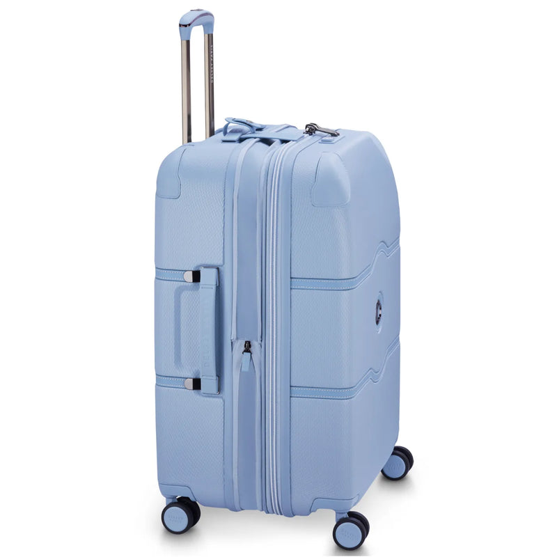 Delsey Chatelet Air 2.0 - 66 cm 4-Wheel Expandable Suitcase - Light Blue (Limited Edition)
