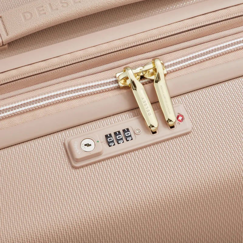Delsey Chatelet Air 2.0 - 76 cm 4-Wheel Suitcase - Beige Rose / Gold (Limited Edition)