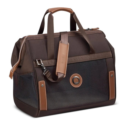 Carry by hand or over the shoulder, using the adjustable shoulder strap