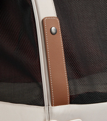 Two safety straps to secure a car seat belt